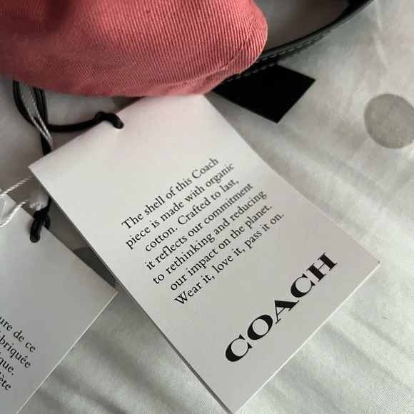 Coach Pink Baseball Cap - Picture 5 of 8